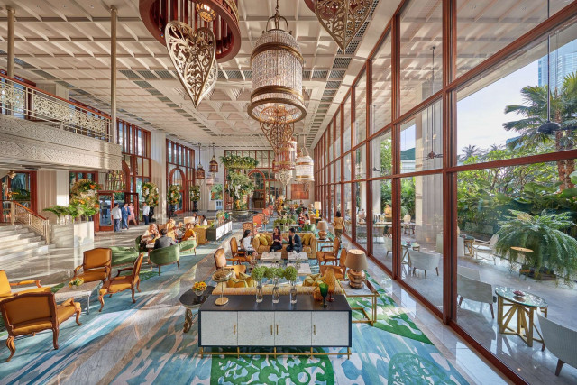방콕 만다린 오리엔탈 호텔 로비