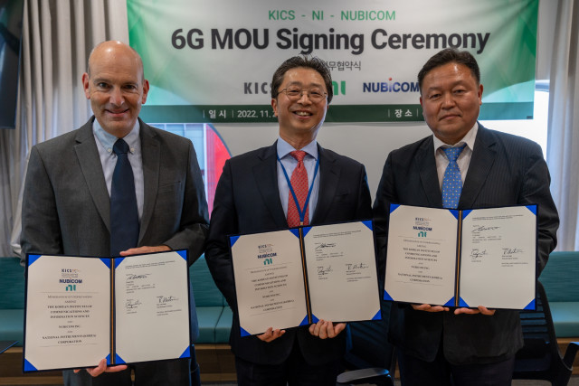 한국통신학회-미국 NI, 누비콤과 6G 이동 통신 기술 협약 체결