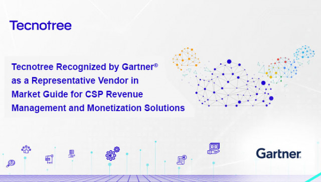 Tecnotree Recognized by Gartner® as a Representative Vendor in Market Guide for CSP Revenue Management and Monetization Solutions