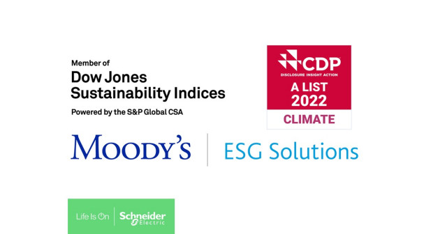 Schneider Electric once again awarded top scores in ESG ratings