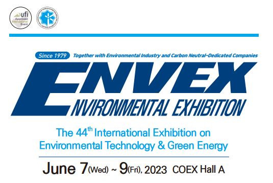ENVEX 2023 hosted by Korea Environmental Preservation Association (KEPA) is being held from June 7 to June 9 at COEX Hall A.