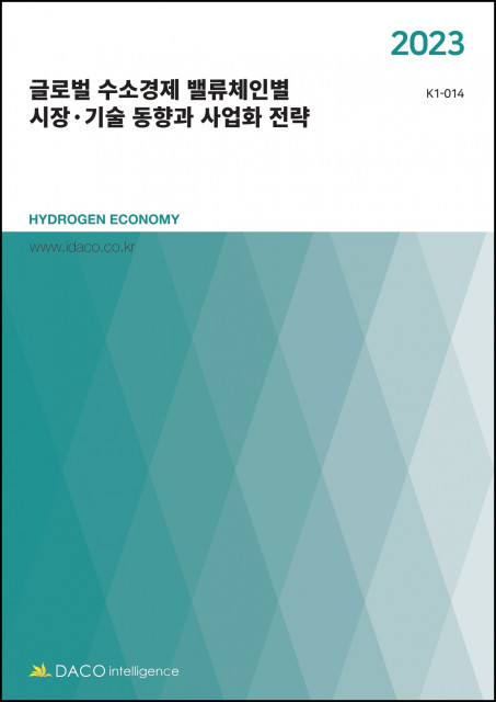 데이코산업연구소가 발간한 ‘2023 글로벌 수소경제 밸류체인별 시장·기술 동향과 사업화 전략’ 보고서