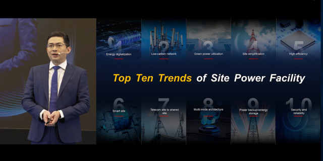 Huawei Unveils Top 10 Site Power Trends