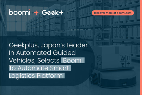 Geekplus, Japan’s Leader In Automated Guided Vehicles, Selects Boomi To Automate Smart Logistics Pla...
