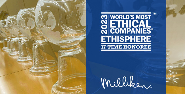 Milliken & Company Garners 2023 World’s Most Ethical Companies Designation