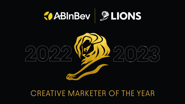 AB InBev wins historic consecutive Creative Marketer of the Year award from Cannes Lions (Graphic: B...