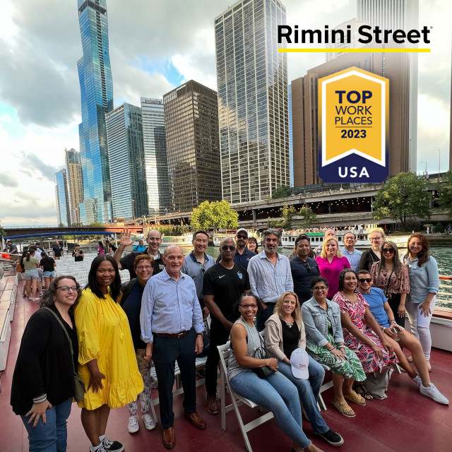 Rimini Street has been recognized with a Top Workplaces USA Award. (Photo: Business Wire)