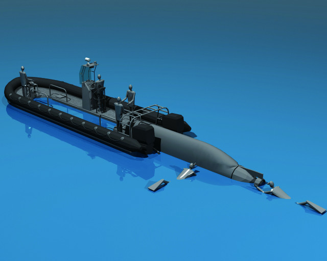 로마스 인더스트리즈의 전기추진식 SDV340 유인잠수정