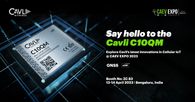 Cavli Wireless to Unveil the Cutting-Edge C10QM Cellular Module at the CAEV Expo 2023