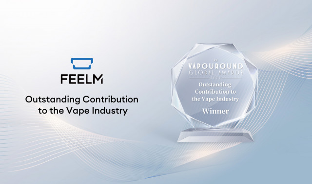 CORRECTING and REPLACING FEELM Shares the Honor With Clients at This Year’s Vapouround Awards, Winni...