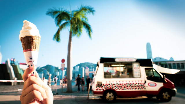Summer in Hong Kong is the perfect time for an iconic Mister Softee ice cream and other local favour...