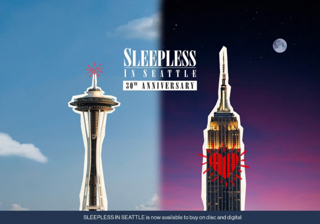 The Empire State Building and Space Needle Team Up to Celebrate the 30th Anniversary of Sleepless in...