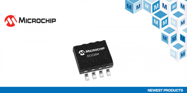 마우저, 하드웨어 기반 키 스토리지로 암호화 인증 제공하는 마이크로칩의 ECC 보안 인증 IC 제품 공급