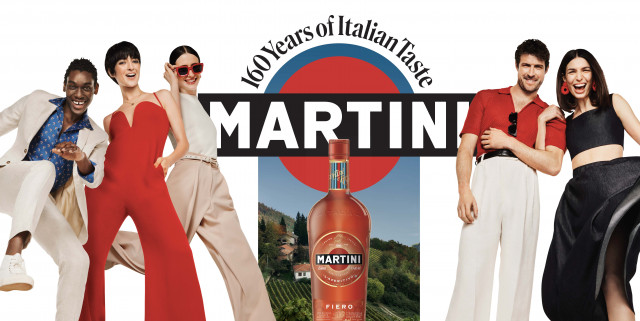 160 years of Italian taste’ draws inspiration from the legacy of MARTINI as a symbol of Italian styl...