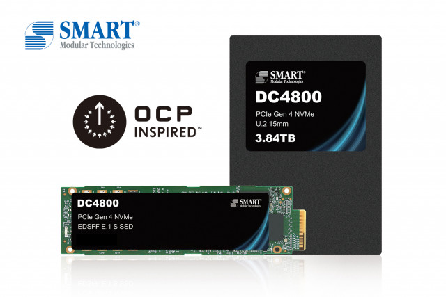 SMART Modular’s DC4800 data center solid state drive has been accepted as an OCP Inspired™ product a...