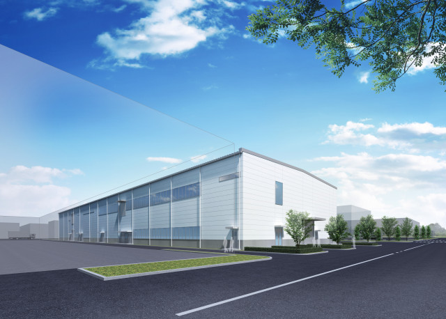 Toshiba Materials: Artist&#039;s impression of the new factory (Graphic: Business Wire)