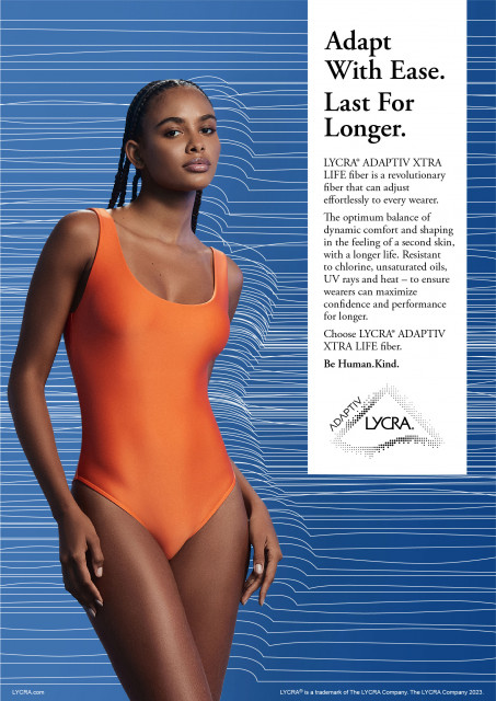 The LYCRA Company introduces LYCRA® ADAPTIV XTRA LIFE fiber for swimwear and activewear that lasts u...