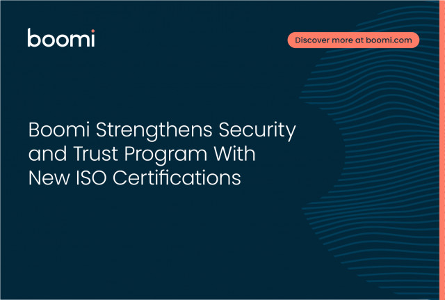 Boomi Strengthens Security and Trust Program With New ISO Certifications (Graphic: Business Wire)