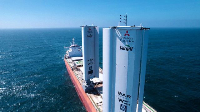 Mitsubishi Corporation’s Pyxis Ocean, chartered by Cargill, is the first vessel to be retrofitted wi...