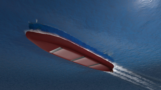 Alfa Laval OceanGlide : 유체 공학과 공기 윤활 기술을 결합해 에너지 절약을 최적화한다. 특허받은 이 시스템은 유체 역학을 바탕으로 생성한 마이크로 에어 버블을 정밀한 제어력으로 선체 바닥 전체에 고르게 분포시켜 효율성을 최고로 높임으로써 선박의 저항을 줄이며, 이는 연료 소비 및 탄소 배출 절감으로 연결된다