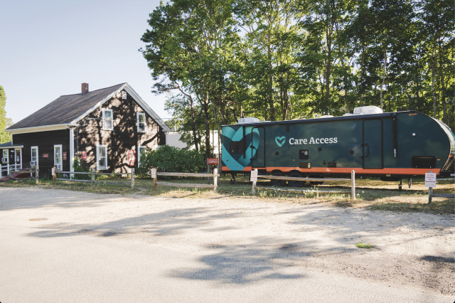 Care Access mobile research vehicle at Martha&#039;s Vineyard clinic. (Photo: Business Wire)