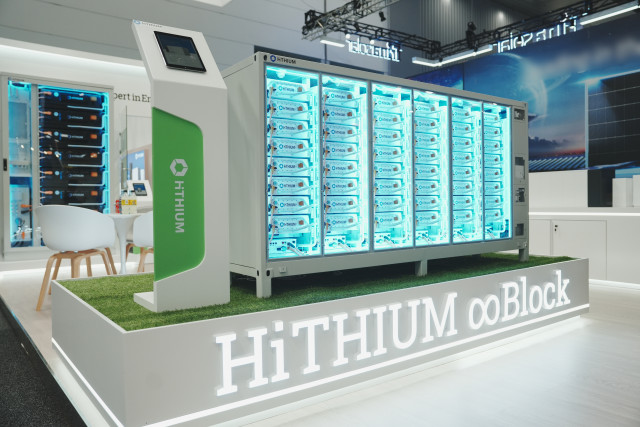Hithium 5 MWh energy storage container using the standard 20-foot container structure (Photo: Busine...