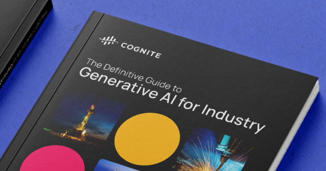 Cognite's “The Definitive Guide to Generative AI for Industry” is a comprehensive manual for tr...