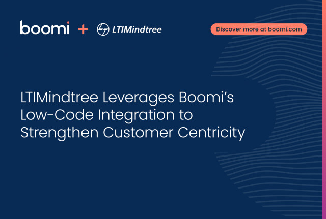 LTIMindtree Leverages Boomi's Low-Code Integration To Strengthen Customer Centricity (Graphic: ...