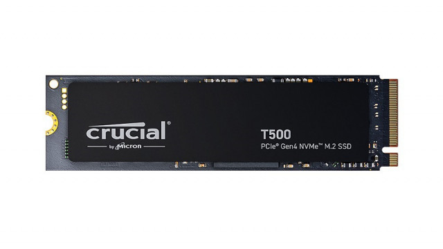 크루셜 T500 SSD는 PCIe 4.0 기술을 적용한 초고속 NVMe 드라이브로, 마이크론 232단(레이어) TLC 3D 낸드 플래시를 사용했다. 용량은 3가지(500GB, 1TB, 2TB)를 먼저 공개하고, 4TB 용량 제품은 2024년 출시한다