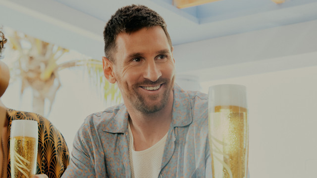Michelob Ultra partners with Lionel Messi to announce being named the Official Global Beer Sponsor o...