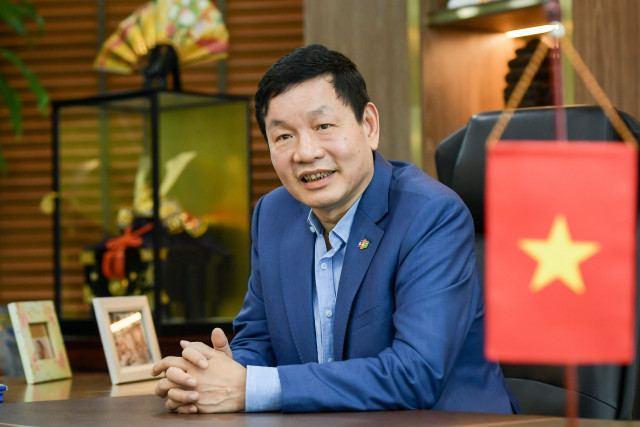 FPT Corporation Founder and Chairman, Dr. Truong Gia Binh joined the event virtually from Hanoi, Vietnam. (Photo: Business Wire)