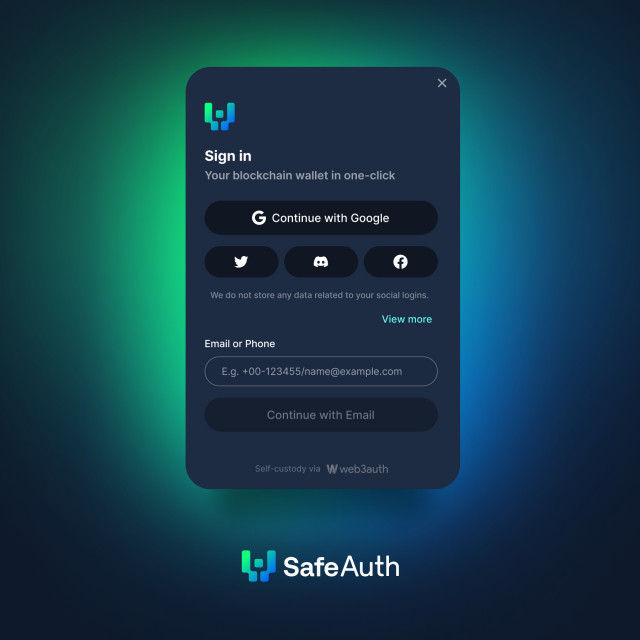 Introducing SafeAuth: The Powerhouse Collaboration between Web3Auth and Safe to Onboard and Connect ...