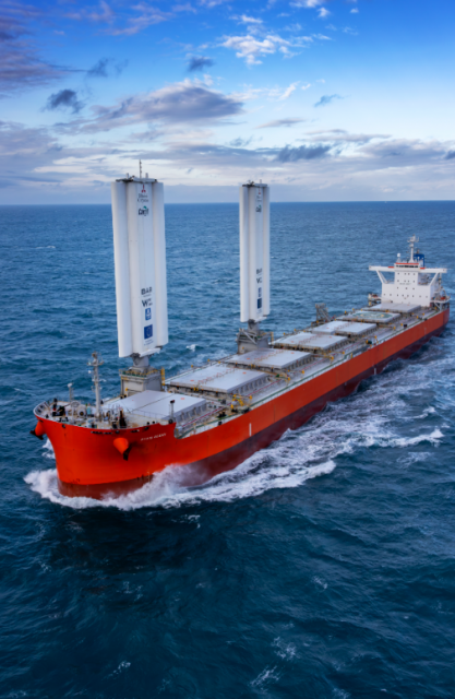 Pyxis Ocean sailing through the English Channel from Spain to Amsterdam, March 2024 (Photo: Business Wire