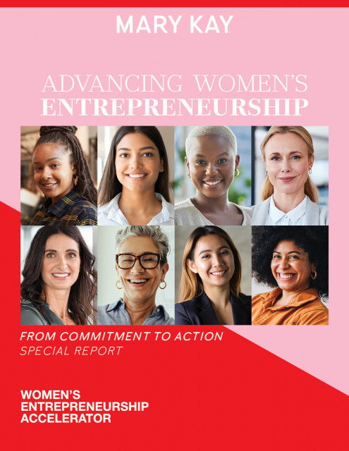 The Womens Entrepreneurship Accelerator Fourth Anniversary Report Highlights WEAs Impact on Solving the Most Critical Needs of Women Entrepreneurs: Access to Education, Funding, Networks and Markets and Global Advocacy. (Photo: Mary Kay Inc.)