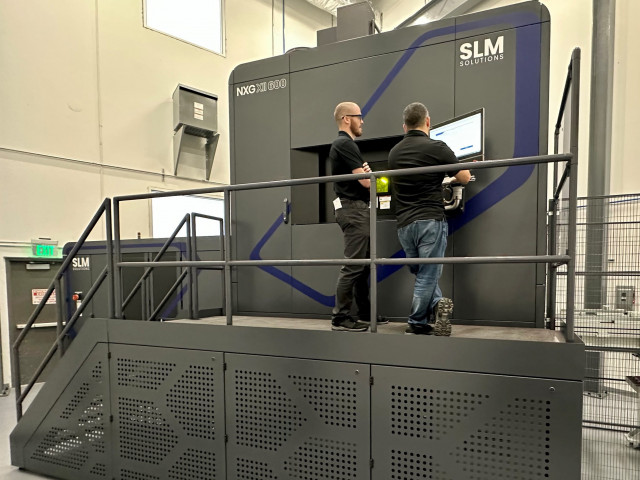 As part of its announced expansion, Sintavia purchased a second SLM NXG XII 600 printer (Photo: Busi...