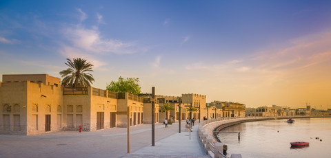 Al Shindagha Museum, the UAE’s largest heritage museum on the banks of Dubai Creek (Photo: AETOSWire...