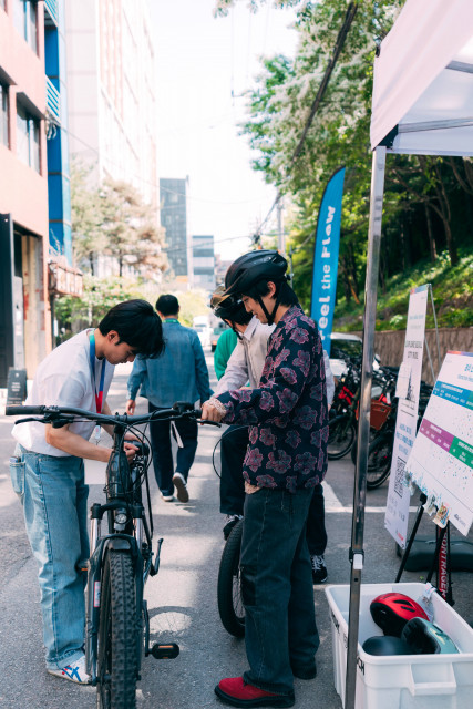 보쉬 전기자전거 주말 부스