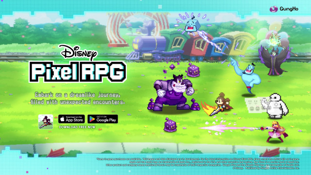 ‘디즈니 픽셀 RPG’ CF 갈무리 (© Disney. Published by GungHo Online Entertainment, Inc.)