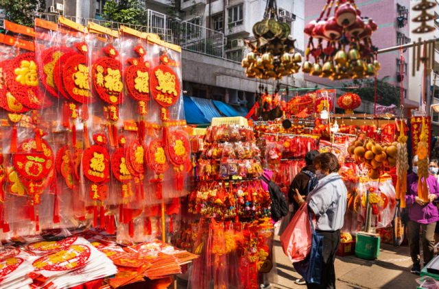 Visit CNY-themed décor streets to discover classic and modern decorations (Stock photo, credit: Hong...