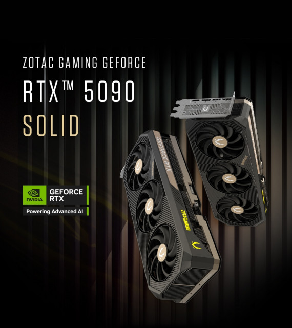 ‘ZOTAC GAMING 지포스 RTX 50 시리즈’는 완전히 새로운 디자인으로 재탄생한 △ZOTAC GAMING 지포스 RTX 5090 SOLID OC △ZOTAC GAMING 지포스 RTX 5080 SOLID OC △ZOTAC GAMING 지포스 RTX 5080 SOLID로 출시됐다