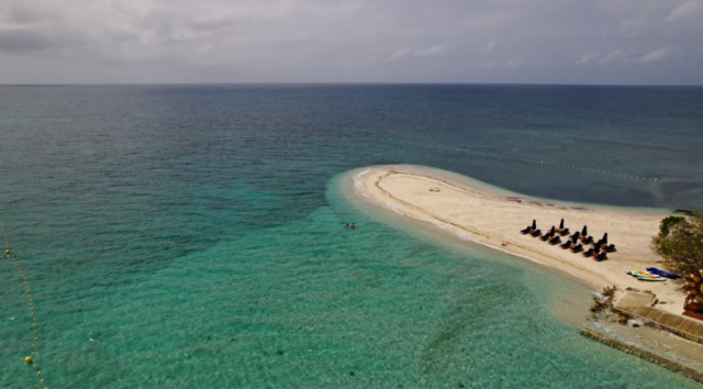 The beach awaits at Corona Island