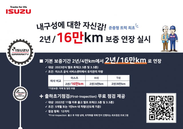 이스즈 기본보증기간