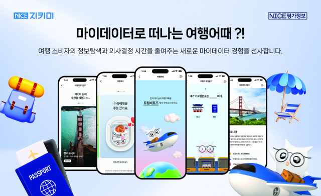 NICE평가정보가 여행 및 숙박 관련 데이터를 활용한 전 분야 마이데이터 선도서비스 ‘마이데이터로 떠나는 여행어때’를 정식 오픈했다