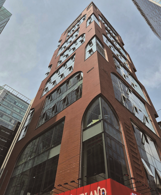 강남역 빌딩 미트하임 타일부착형 단열재 시공현장
