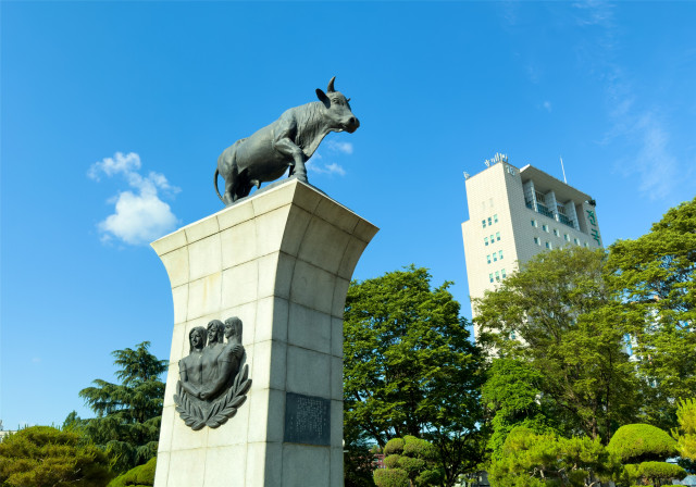 건국대학교 황소상