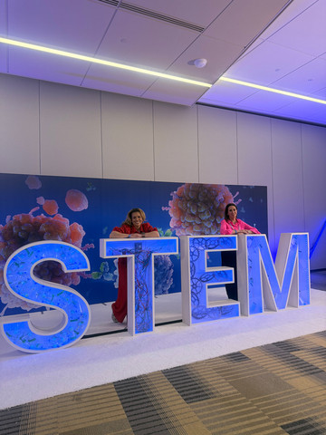 Mary Kay judges, Carrissa Dowdy, Manager, Product Formulation, and Kristin Dasaro, Director, Package Engineering and Sustainability, awarded grants to the next generation of young women in STEM leaders. (Photo Credit: Mary Kay Inc.)