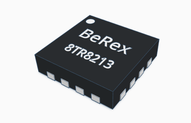 베렉스 2mmx2mmx0.45mm, 16-Pin QFN for 8TR8213