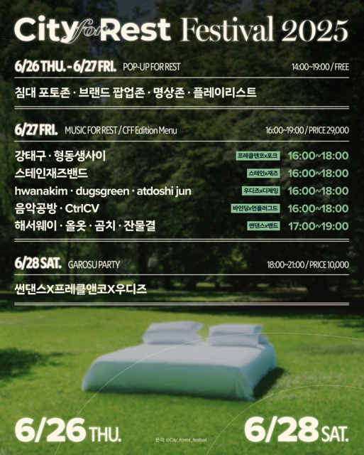 ‘City Forest Festiva 2025’ 포스터