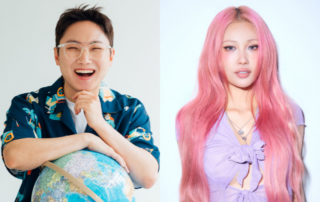 대한민국 대표 광고모델 인플루언서 부문 수상자 ‘빠니보틀’과 ‘이사배’(제공=피제이에이치미디어, 아이스크리에이티브)