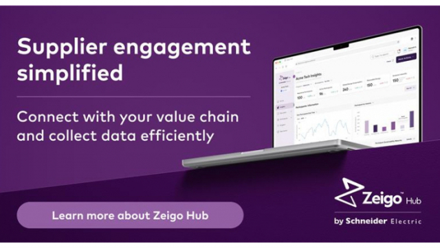 슈나이더 일렉트릭, 공급망 탈탄소화 위한 디지털 플랫폼 ‘자이고 허브(Zeigo™ Hub)’ 출시
